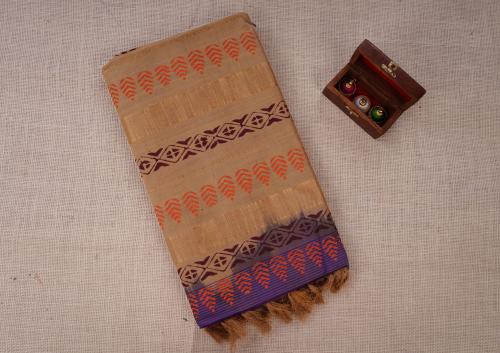 Manamedu Block Printed Sarees With Blouse