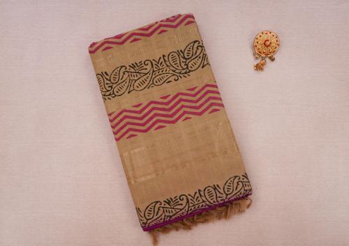 Manamedu Block Printed Sarees With Blouse