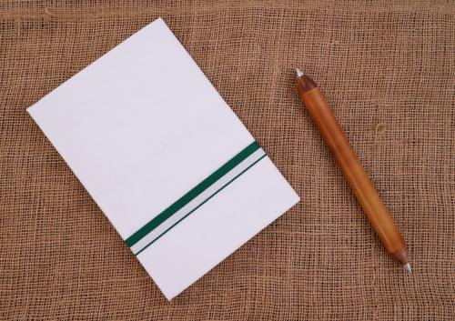 Dhoti with Colour Border