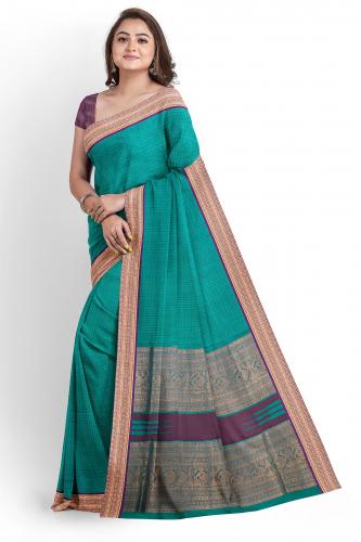 PMK 1000 BUTTA SILK COT. SAREES
