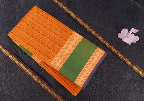 PMK 1000 BUTTA SILK COT. SAREES