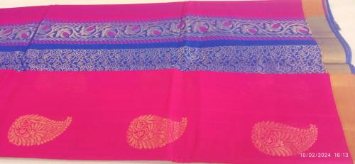 COIMBATORE KORA COTTON SAREE 6.20 MTS