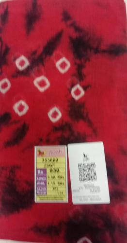 PL COTTON SAREES WITH WAX DOT PRINT DESIGNS