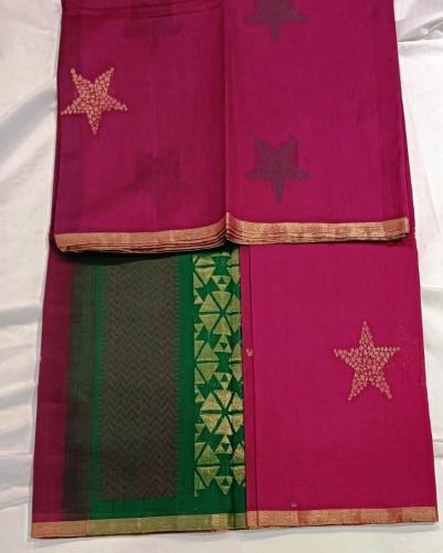 COIMBATORE KORA COTTON SAREE 6.20 MTS