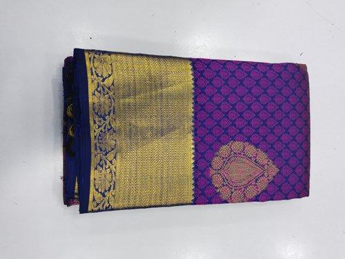 ARNI SILK HALF FINE ZARI SAREE WITH BLOUSE