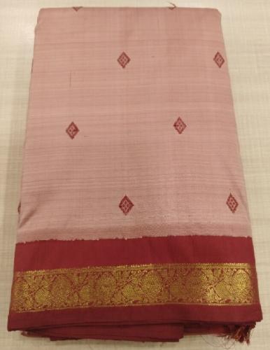ARNI SILK HALF FINE ZARI SAREE WITH BLOUSE