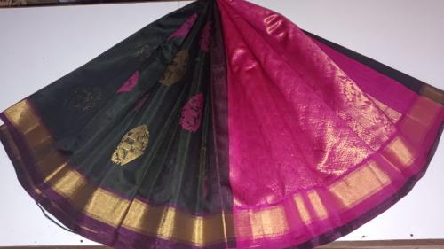 COIMBATORE KORA COTTON SAREE 6.20 MTS