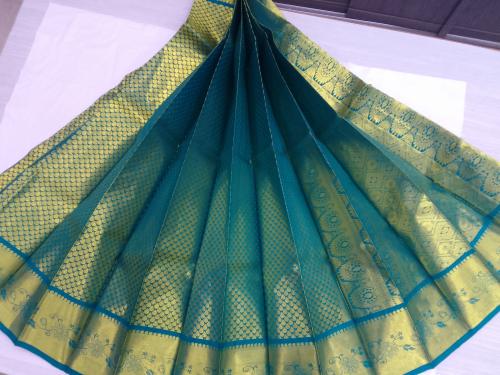 THIRUBHUVANAM HF ZARI SILK SAREE WITH BLOUSE