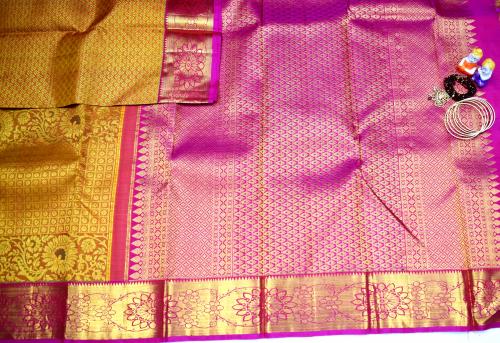 HF ZARI GRAND DESIGNING WEDDING SILK SAREES SSLW