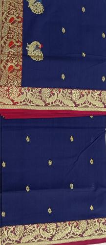 PMK BUMBERG COT. SAREES WITH BLOUSE