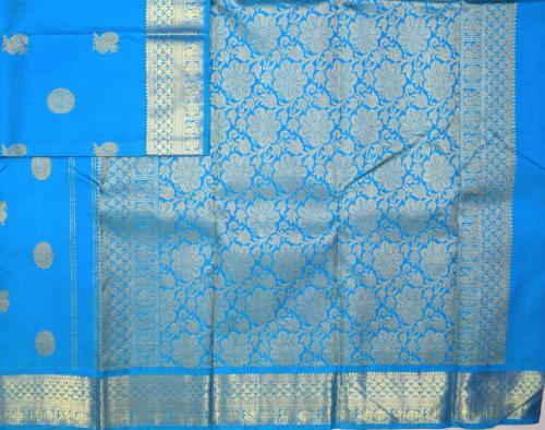 ARNI SILK HALF FINE ZARI SAREE WITH BLOUSE