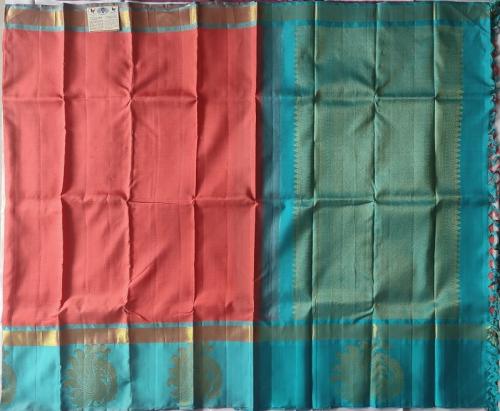 ARNI SILK HALF FINE ZARI SAREE WITH BLOUSE
