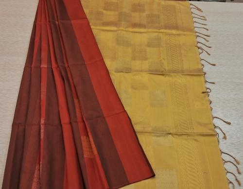 SOFT SILK SAREE WITH BLOUSE