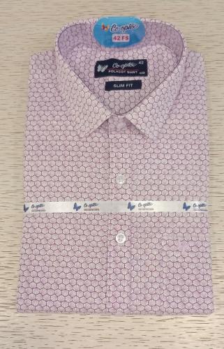 Polyester Cotton Plain Printed Slim Fit Shirts 40s CPx40s CP60 Cotton40 Polyester42 Fs