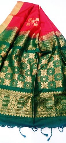 SOFT SILK SAREE WITH BLOUSE