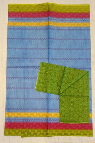 POWERLOOM PRINTED SAREES WITH BLOUSE