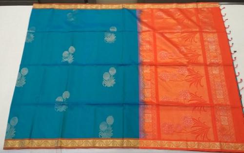 SOFT SILK SAREE WITH BLOUSE