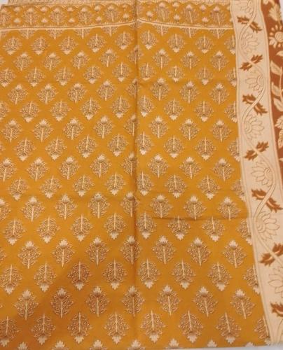 KALAMKARI PRINTED COTTON SAREE
