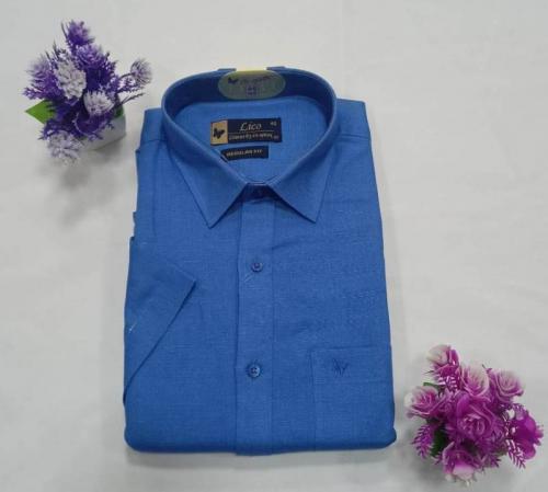 PL COTTON XLINEN DYED READYMADE SHIRT 40 HS