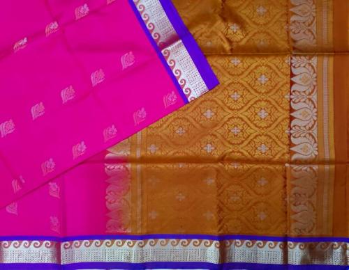 SOFT SILK SAREE WITH BLOUSE