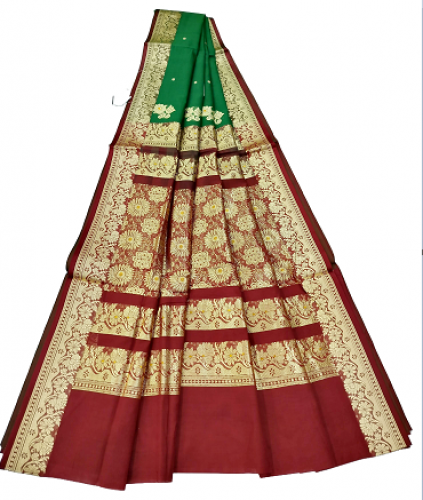 PMK BUMBERG COT SAREES WITH BLOUSE