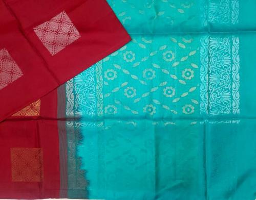 SOFT SILK SAREE WITH BLOUSE
