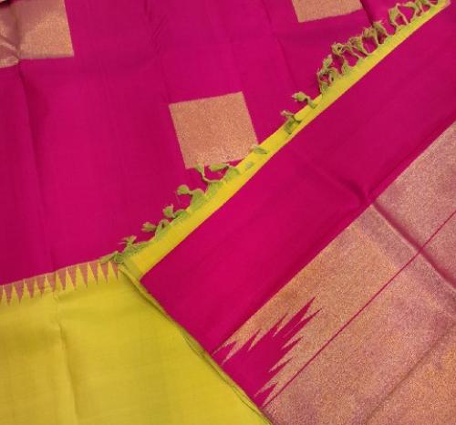ARNI SILK HALF FINE ZARI SAREE WITH BLOUSE