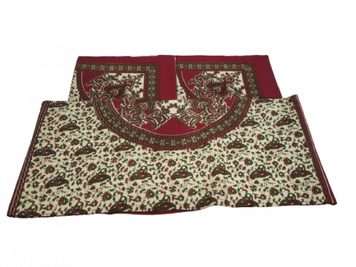 BEDSHEET JAIPUR PRINTED 60X90 2 PILLOW COVER