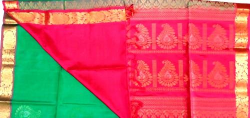 SOFT SILK SAREE WITH BLOUSE