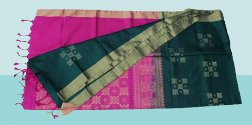 SOFT SILK SAREE WITH BLOUSE