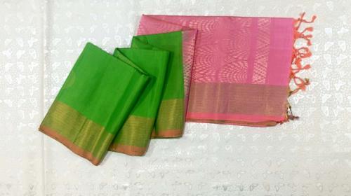 SOFT SILK SAREE WITH BLOUSE