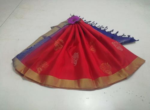 SOFT SILK SAREE WITH BLOUSE