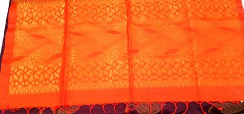 SOFT SILK SAREE WITH BLOUSE