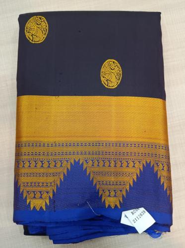 Arni Silk Saree with Thread work 620 Cms SABT
