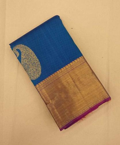 ARNI SILK HALF FINE ZARI SAREE WITH BLOUSE