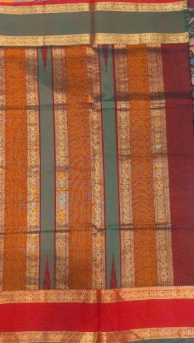 PMK 1000 BUTTA SILK COT SAREES