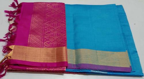 SOFT SILK SAREE WITH BLOUSE
