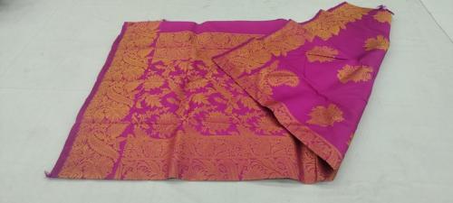 Arni Silk Saree with Thread work 620 Cms SABT