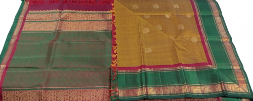 SAREES KPM SILK WITH BLOUSE A