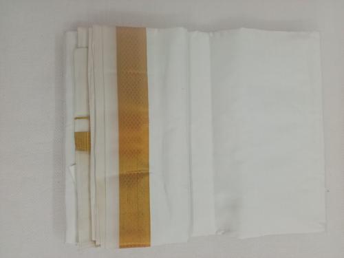 PURE SILK AND HF ZARI DHOTHY