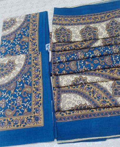 BEDSHEET JAIPUR PRINTED 90X108 2 PILLOW COVER