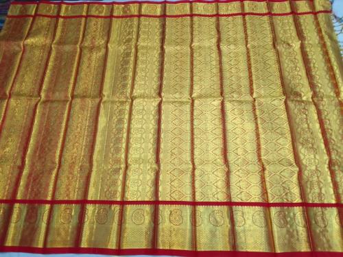 THIRUBHUVANAM HF ZARI SILK SAREE WITH BLOUSE