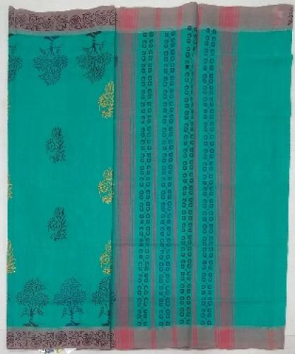 SALEM BLOCK PRINT COTTON SAREES