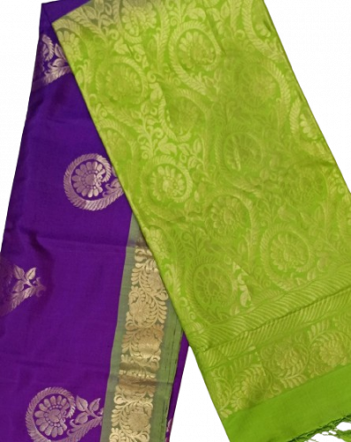 SOFT SILK SAREE WITH BLOUSE