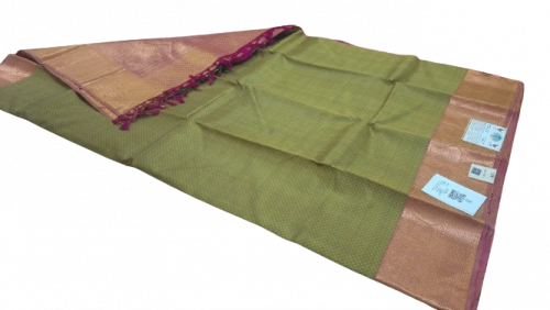 ARNI SILK HALF FINE ZARI SAREE WITH BLOUSE
