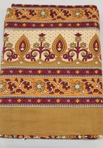 BEDSHEET JAIPUR PRINTED 90X108 2 PILLOW COVER