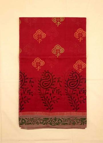 SALEM BLOCK PRINT COTTON SAREES