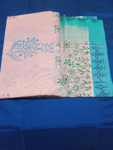 SALEM BLOCK PRINT COTTON SAREES