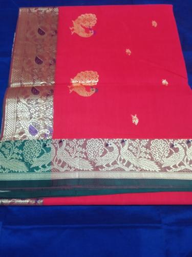 PMK BUMBERG COT SAREES WITH BLOUSE