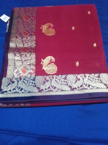PMK BUMBERG COT SAREES WITH BLOUSE